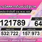 ตรวจสลากวันที่16พฤศจิกายน2565